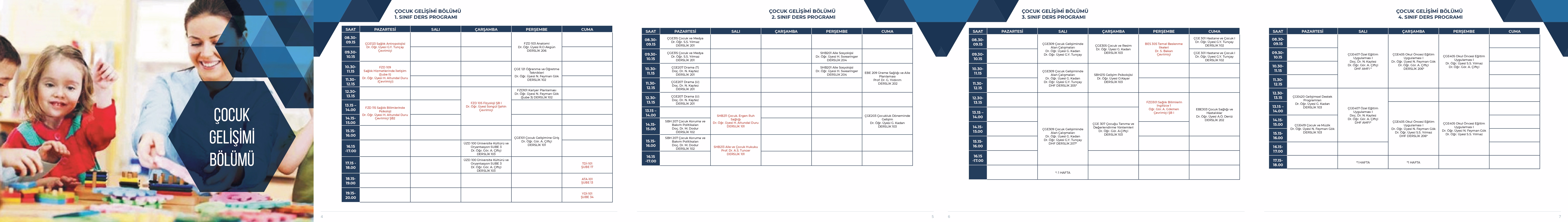 GÜNCEL DERS PROGRAMI